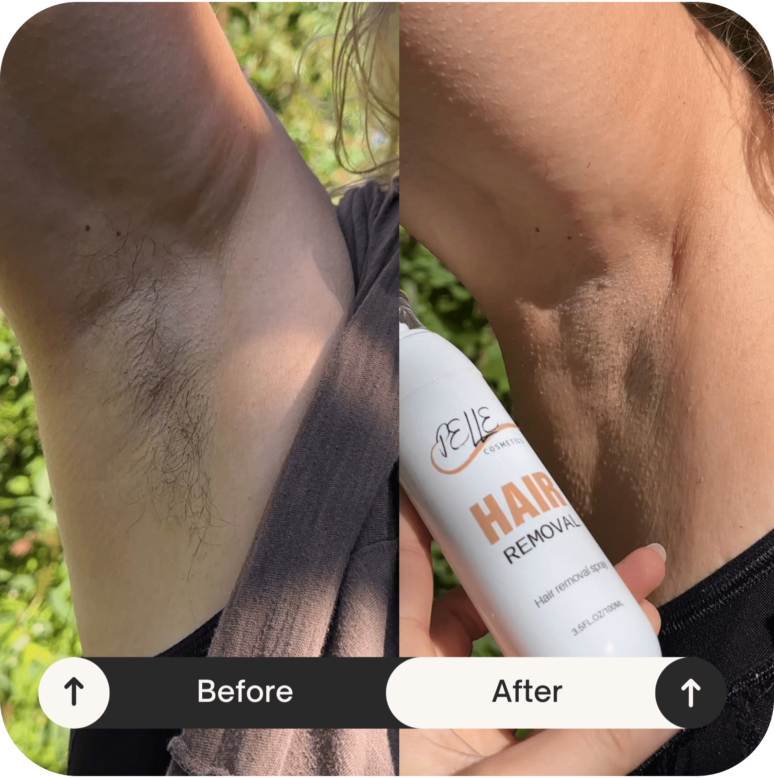 Double Pack Hair Removal Spray - Pelle Cosmetics