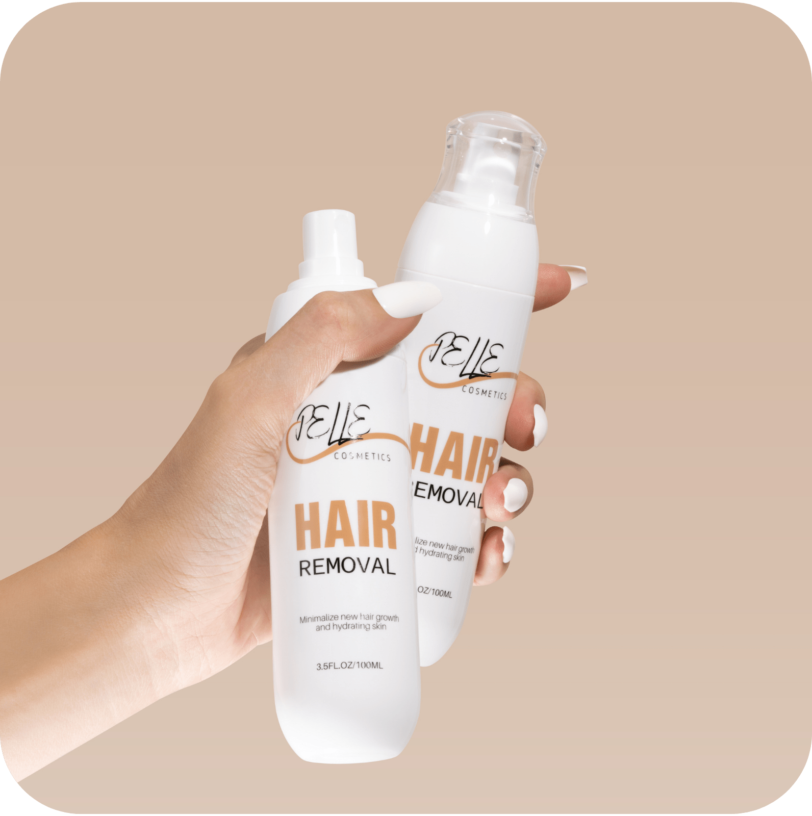 Double Pack Hair Removal Spray - Pelle Cosmetics